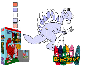 Color A Dinosaur (U) [o1] Cover